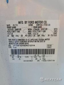Zdjęcie 12 z 12 samochodu: 2013 FORD F150 VIN:1FTNF1EF8DKE12314 - miniatura