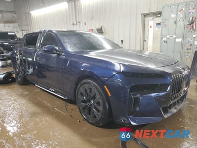 Czwarte zdjęcie samochodu z boku: 2024 BMW I7 XDRIVE60 VIN:WBY53EJ05RCP49458 - miniatura