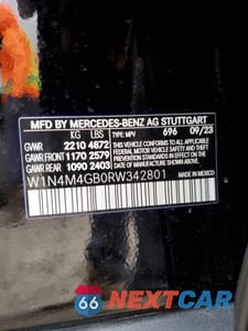 Zdjęcie 15 z 15 samochodu: 2024 MERCEDES-BENZ GLB 250 VIN:W1N4M4GB0RW342801 - miniatura