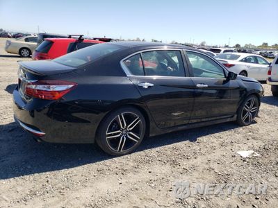 Trzecie zdjęcie samochodu z tyłu: 2017 HONDA ACCORD SPORT VIN:1HGCR2F55HA168290 - miniatura