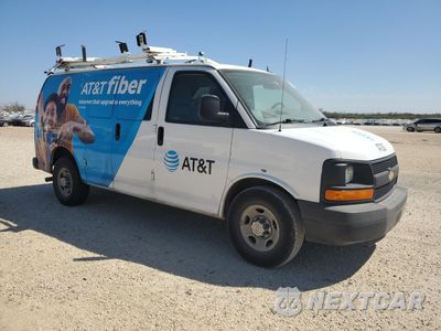 Czwarte zdjęcie samochodu z boku: 2015 CHEVROLET EXPRESS G2500 VIN:1GCWGFCF0F1210576 - miniatura