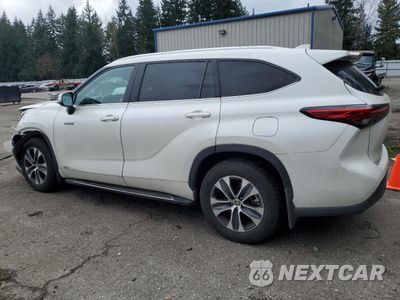 Drugie zdjęcie samochodu z przodu: 2020 TOYOTA HIGHLANDER HYBRID XLE VIN:5TDGBRCH0LS505472 - miniatura