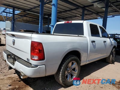 Trzecie zdjęcie samochodu z tyłu: 2014 RAM 1500 ST VIN:1C6RR6KT0ES236965 - miniatura