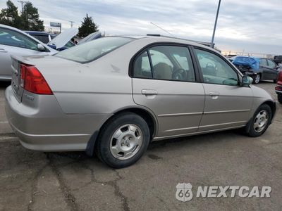 Trzecie zdjęcie samochodu z tyłu: 2003 HONDA CIVIC HYBRID VIN:JHMES96644S011804 - miniatura