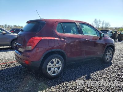 Trzecie zdjęcie samochodu z tyłu: 2017 CHEVROLET TRAX LS VIN:3GNCJKSB6HL131900 - miniatura