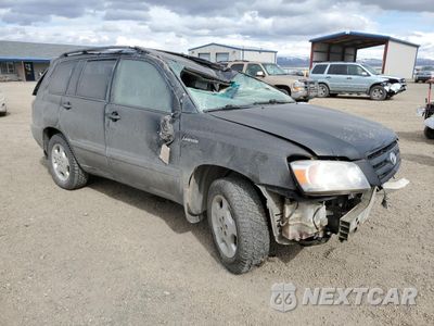 Czwarte zdjęcie samochodu z boku: 2004 TOYOTA HIGHLANDER VIN:JTEEP21A640055557 - miniatura