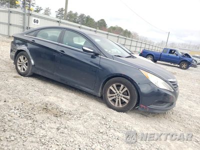 Czwarte zdjęcie samochodu z boku: 2014 HYUNDAI SONATA GLS VIN:5NPEB4AC5EH872460 - miniatura