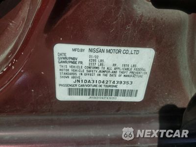 Zdjęcie 14 z 14 samochodu: 2002 NISSAN MAXIMA GLE VIN:JN1DA31D42T439353 - miniatura