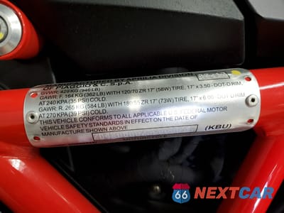 Zdjęcie 9 z 10 samochodu: 2018 APRILIA DORSODURO VIN:ZD4KBU007JS000016 - miniatura