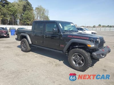 Czwarte zdjęcie samochodu z boku: 2023 JEEP GLADIATOR RUBICON VIN:1C6JJTBG7PL511458 - miniatura