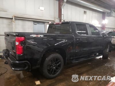 Trzecie zdjęcie samochodu z tyłu: 2022 CHEVROLET SILVERADO K1500 RST VIN:1GCUDEED0NZ528834 - miniatura