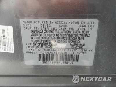 Zdjęcie 13 z 14 samochodu: 2023 NISSAN KICKS S VIN:3N1CP5BV8PL538461 - miniatura