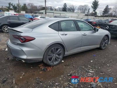 Trzecie zdjęcie samochodu z tyłu: 2021 ACURA TLX TECH A VIN:19UUB6F55MA011918 - miniatura