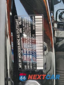 Zdjęcie 14 z 15 samochodu: 2022 MERCEDES-BENZ CLA 250 VIN:W1K5J4GB5NN316804 - miniatura