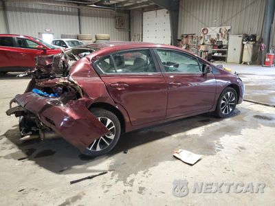 Trzecie zdjęcie samochodu z tyłu: 2013 HONDA CIVIC EX VIN:19XFB2F82DE035360 - miniatura