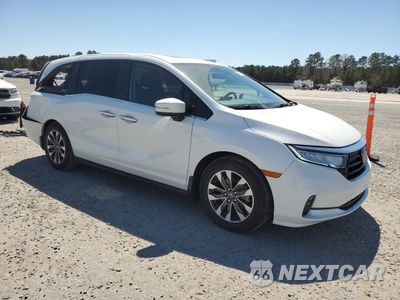 Czwarte zdjęcie samochodu z boku: 2022 HONDA ODYSSEY EXL VIN:5FNRL6H77NB045397 - miniatura