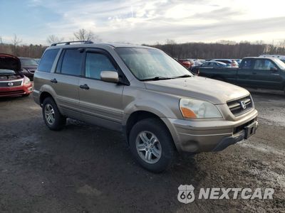 Czwarte zdjęcie samochodu z boku: 2005 HONDA PILOT EX VIN:2HKYF18445H532635 - miniatura