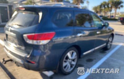 Czwarte zdjęcie samochodu z boku: 2014 NISSAN PATHFINDER S VIN:5N1AR2MM8EC606747 - miniatura