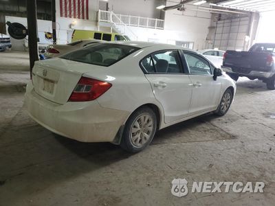 Trzecie zdjęcie samochodu z tyłu: 2012 HONDA CIVIC LX VIN:19XFB2F5XCE025499 - miniatura