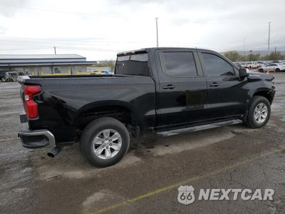 Trzecie zdjęcie samochodu z tyłu: 2021 CHEVROLET SILVERADO C1500 LT VIN:3GCPWCED4MG449841 - miniatura