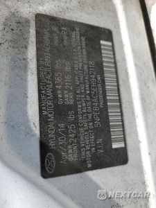 Zdjęcie 12 z 12 samochodu: 2014 HYUNDAI SONATA GLS VIN:5NPEB4AC5EH942118 - miniatura