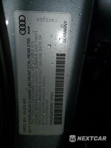 Zdjęcie 13 z 14 samochodu: 2017 AUDI A6 PREMIUM PLUS VIN:WAUF2AFC5HN114101 - miniatura