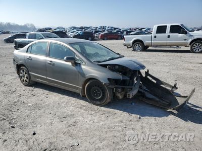 Czwarte zdjęcie samochodu z boku: 2008 HONDA CIVIC LX VIN:2HGFA15528H353429 - miniatura