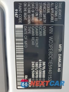 Zdjęcie 13 z 13 samochodu: 2014 MERCEDES-BENZ SPRINTER 2500 VIN:WD3PE8DC1E5940153 - miniatura