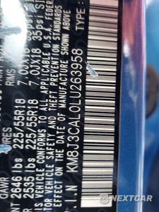 Zdjęcie 13 z 14 samochodu: 2020 HYUNDAI TUCSON LIMITED VIN:KM8J3CAL0LU263958 - miniatura