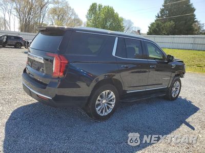 Trzecie zdjęcie samochodu z tyłu: 2021 GMC YUKON SLT VIN:1GKS1BKD1MR260088 - miniatura