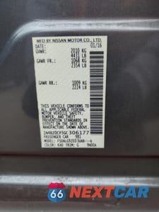 Zdjęcie 12 z 12 samochodu: 2016 NISSAN LEAF SV VIN:1N4BZ0CP3GC306177 - miniatura