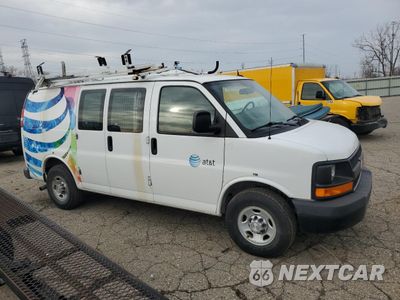 Czwarte zdjęcie samochodu z boku: 2015 CHEVROLET EXPRESS G2500 VIN:1GCWGFCF7F1174272 - miniatura
