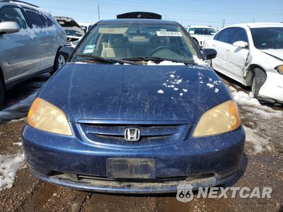 Piąte zdjęcie samochodu w środku: 2003 HONDA CIVIC LX VIN:1HGEM21533L074503 - miniatura