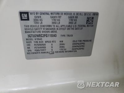 Zdjęcie 14 z 14 samochodu: 2015 GMC SIERRA K1500 DENALI VIN:3GTU2WEC2FG115043 - miniatura