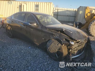 Czwarte zdjęcie samochodu z boku: 2014 INFINITI Q50 BASE VIN:JN1BV7AR7EM702707 - miniatura