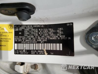 Zdjęcie 13 z 13 samochodu: 2007 TOYOTA HIGHLANDER SPORT VIN:JTEHP21A670190023 - miniatura