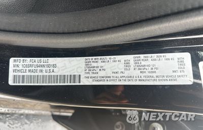 Zdjęcie 10 z 11 samochodu: 2022 RAM 1500 TRX VIN:1C6SRFU94NN193183 - miniatura
