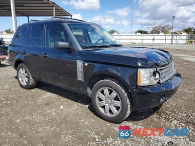 Czwarte zdjęcie samochodu z boku: 2006 LAND ROVER RANGE ROVER HSE VIN:SALME15486A234564 - miniatura