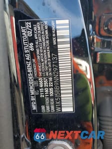 Zdjęcie 12 z 12 samochodu: 2022 MERCEDES-BENZ CLA AMG 35 4MATIC VIN:W1K5J5BB9NN297137 - miniatura