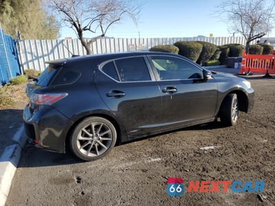 Trzecie zdjęcie samochodu z tyłu: 2013 LEXUS CT 200 VIN:JTHKD5BH6D2162611 - miniatura