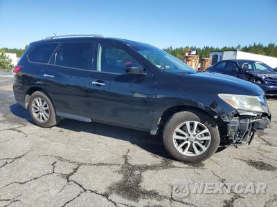 Czwarte zdjęcie samochodu z boku: 2014 NISSAN PATHFINDER S VIN:5N1AR2MNXEC654131 - miniatura