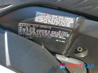 Zdjęcie 9 z 10 samochodu: 2022 SUZUKI GSX1300 RR VIN:JS1EJ11B1N7101324 - miniatura