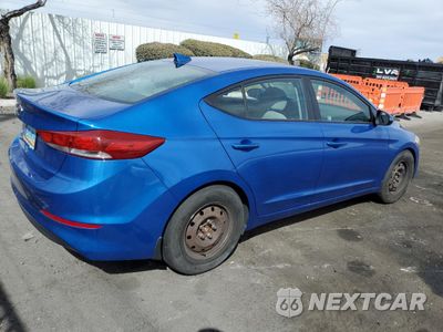 Trzecie zdjęcie samochodu z tyłu: 2018 HYUNDAI ELANTRA SEL VIN:KMHD84LF2JU608352 - miniatura