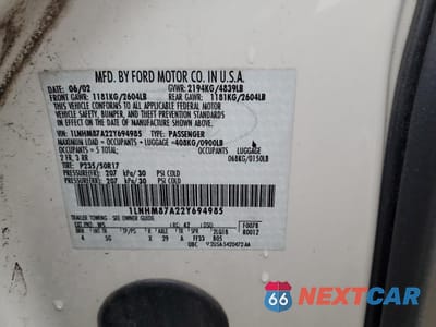 Zdjęcie 12 z 12 samochodu: 2002 LINCOLN LS VIN:1LNHM87A22Y694985 - miniatura