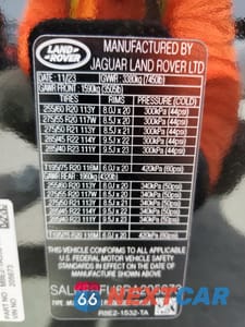 Zdjęcie 15 z 15 samochodu: 2024 LAND ROVER RANGE ROVER SE VIN:SALKPBFU8RA205673 - miniatura