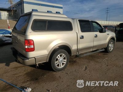 Trzecie zdjęcie samochodu z tyłu: 2006 FORD F150 SUPERCREW VIN:1FTPW12VX6FB66477 - miniatura