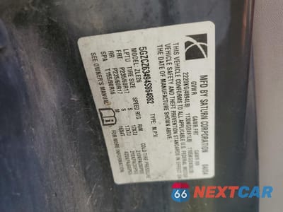 Zdjęcie 16 z 16 samochodu: 2004 SATURN VUE VIN:5GZCZ63494S864882 - miniatura