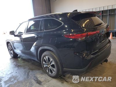 Drugie zdjęcie samochodu z przodu: 2020 TOYOTA HIGHLANDER HYBRID XLE VIN:5TDGBRCH3LS508012 - miniatura