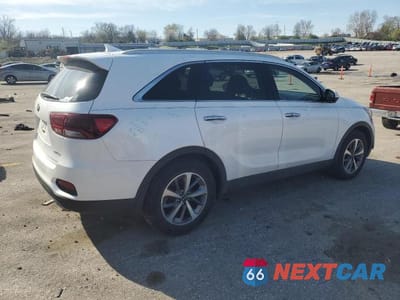 Trzecie zdjęcie samochodu z tyłu: 2019 KIA SORENTO EX VIN:5XYPH4A55KG461541 - miniatura