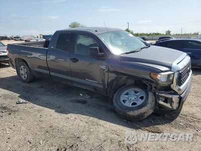Czwarte zdjęcie samochodu z boku: 2019 TOYOTA TUNDRA DOUBLE CAB SR VIN:5TFCY5F11KX025597 - miniatura